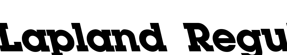Lapland Regular Font Download Free